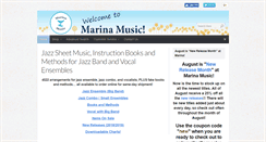 Desktop Screenshot of marinamusic.com